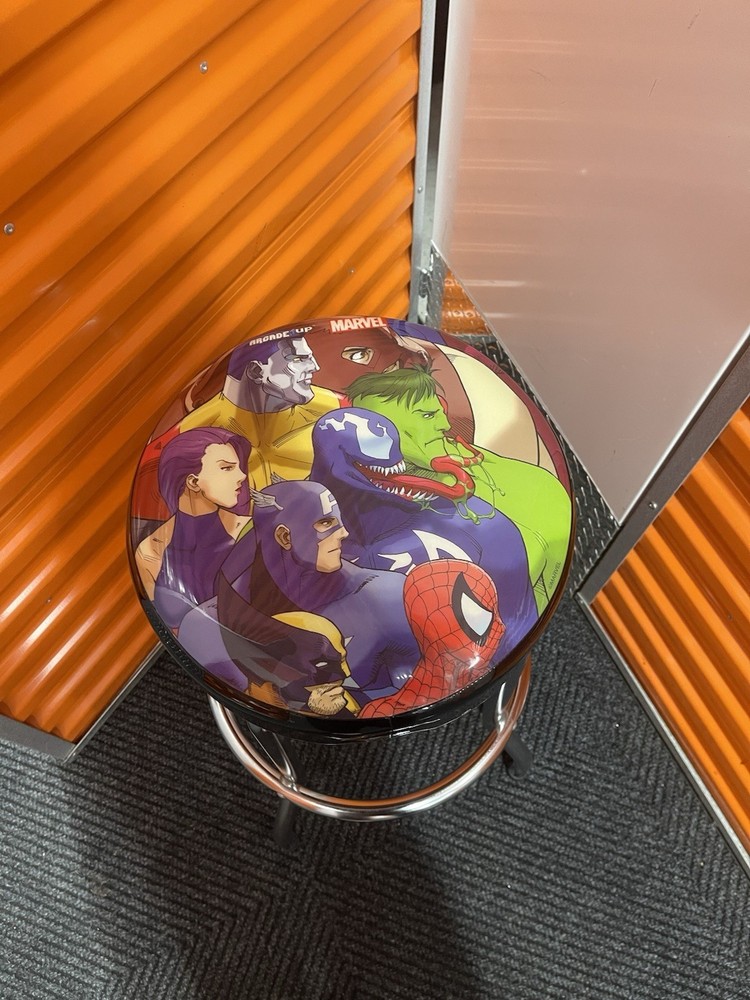 Arcade1up Marvel vs Capcom Arcade Machine with Matching Character Stool