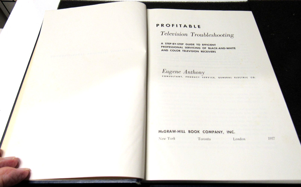 Profitable  Television Troubleshooting c 1957