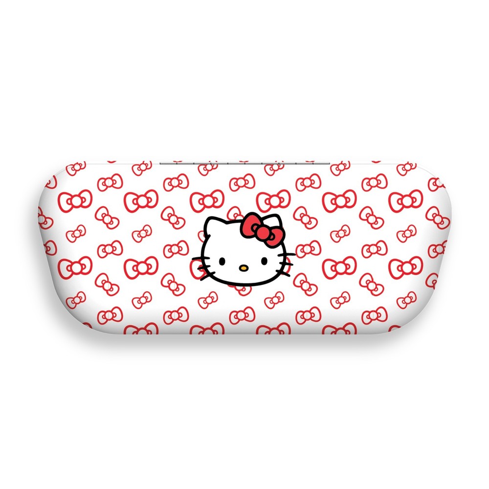 Hello Kitty Eyeglass Case - White