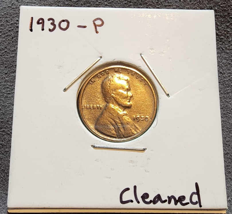 1930 P Wheat Penny Cent Circulated