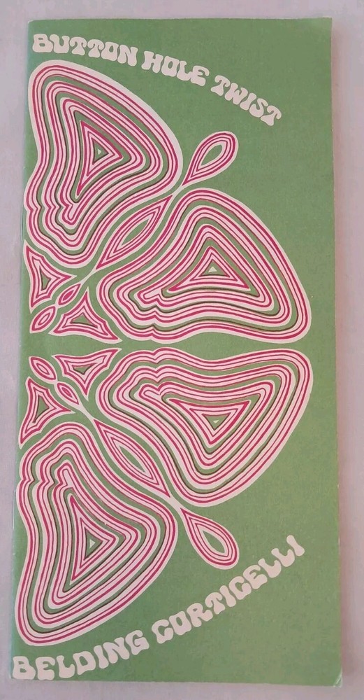 Buttonhole Twist Belding Corticell Sewing Pamplet (D)