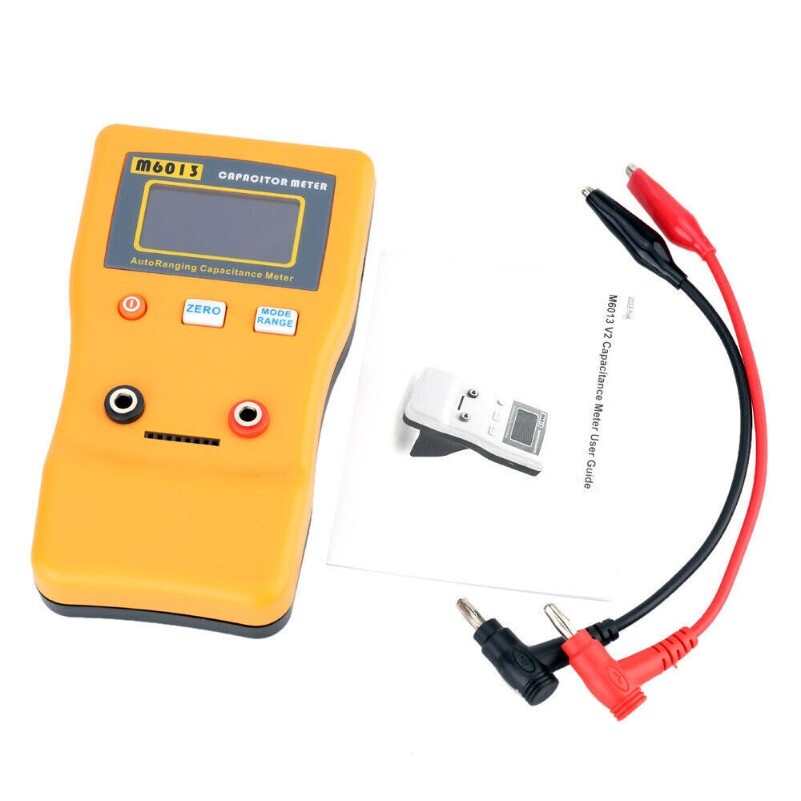 M6013 High Precision Capacitor Meter Professional Measuring Tool Circuit Tester-