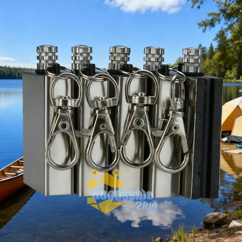 5PCS Waterproof Lighter Match Fire Starter Permanent Striker Emergency Survival