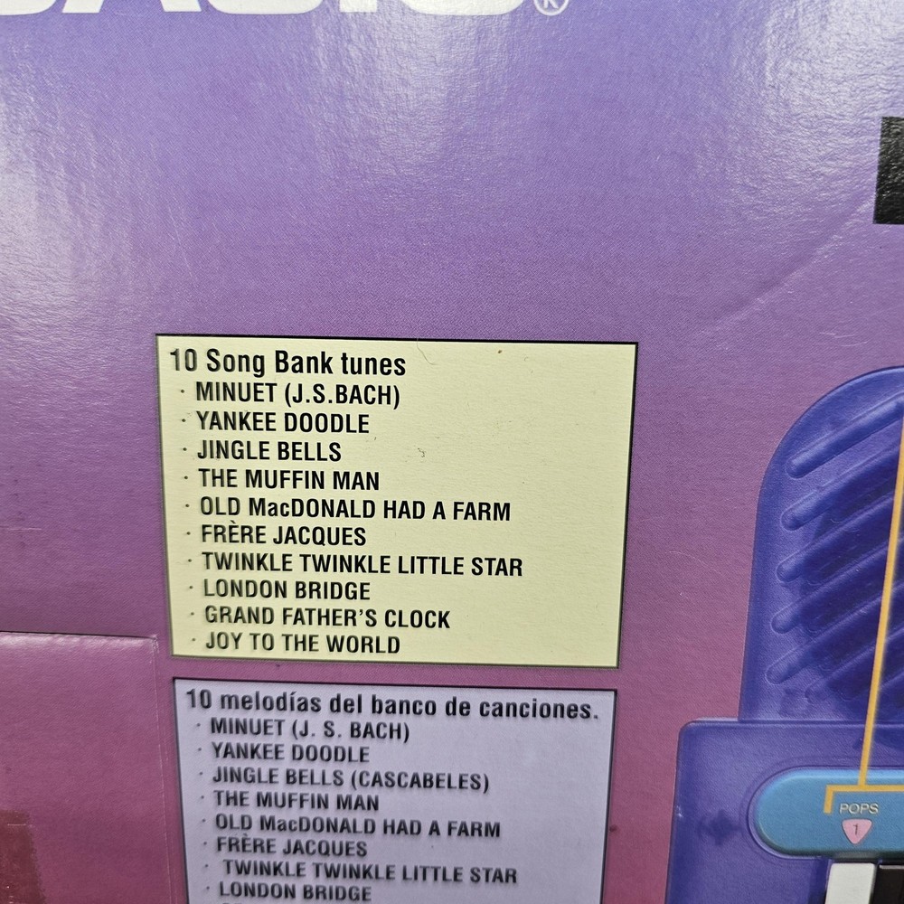 Casio LK-6 Key Lighting 32-Key Blue Learning Electronic Keyboard Battery Powered