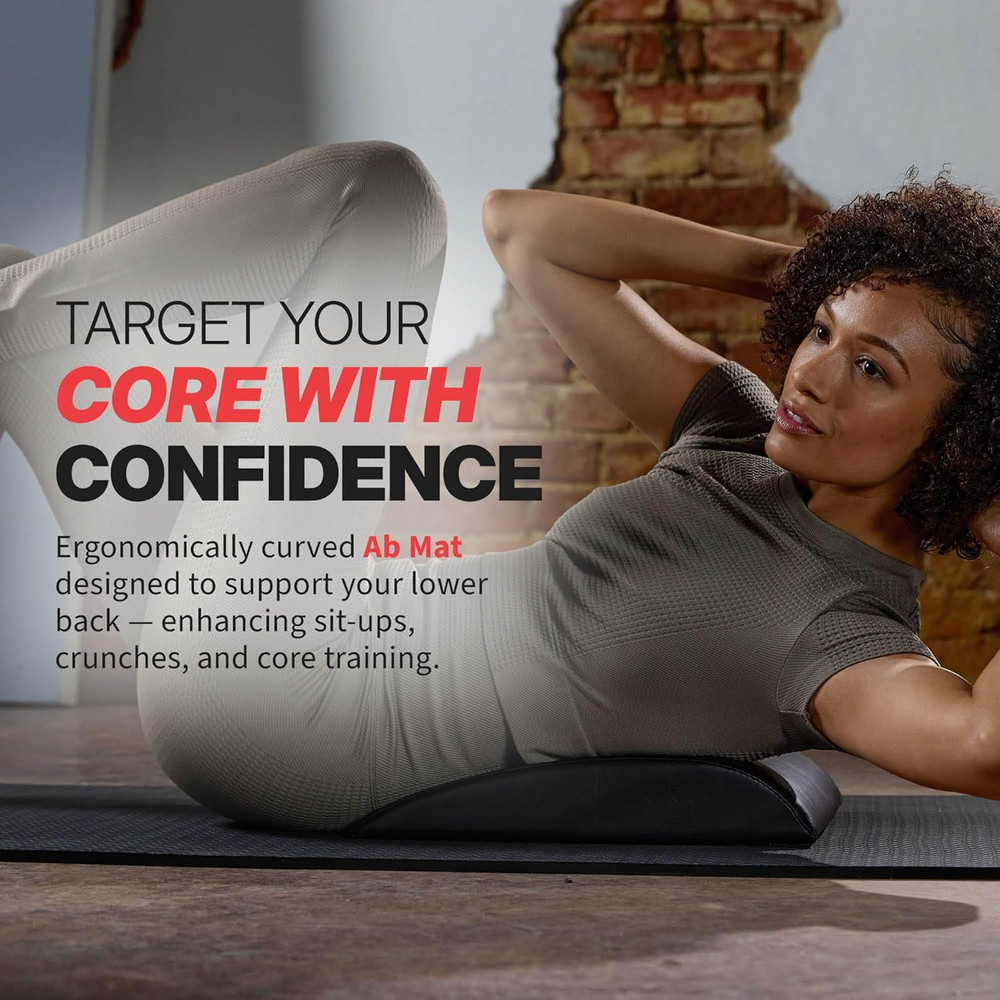 Ab Mat - Workout Mat Accessory for Abdominal Exercises, Sit-Ups, Crunches, Push-