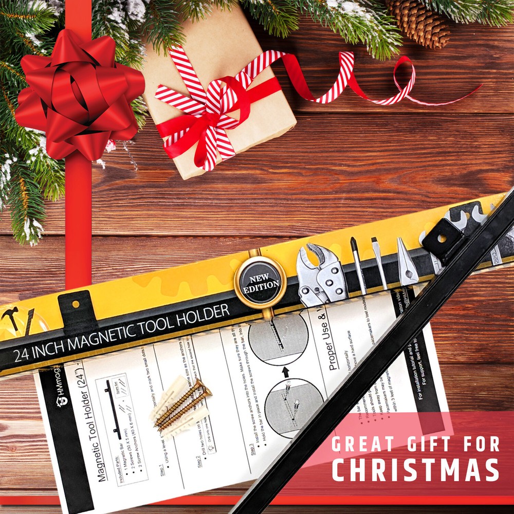 24" Heavy-Duty Magnetic Tool Holder (Upgraded Version) - Extremely Powerful