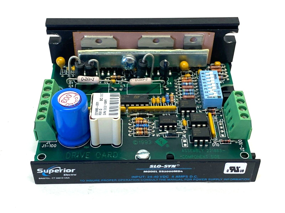 Superior Electric SS2000MD4 SLO-SYN Programmable Step Motor Controller 24~40VDC