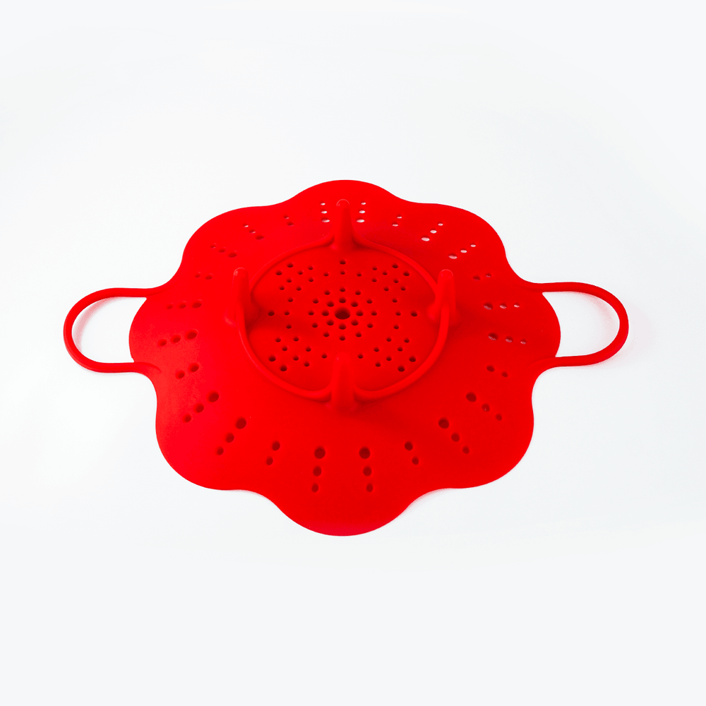 Silicone 11" Large Steamer Basket, Microwave Insert for Pot Flexible Design