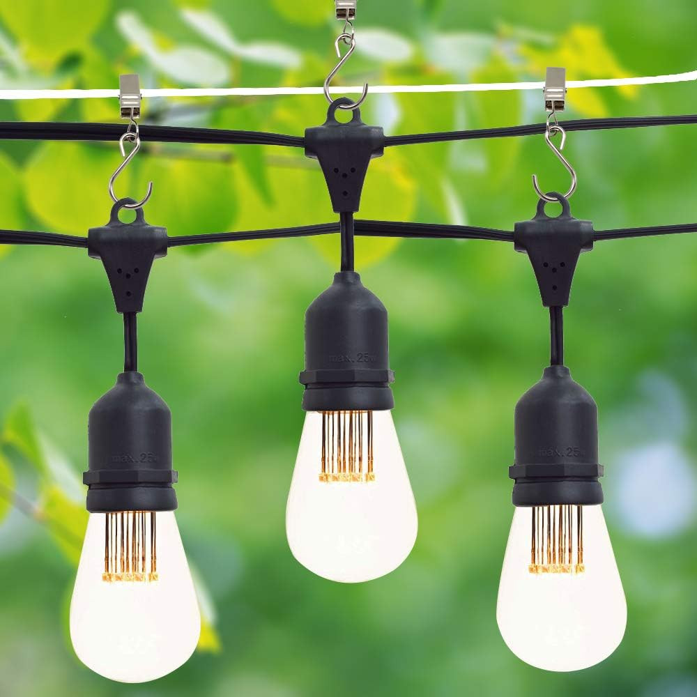 Gutter Hangers for Lights String Light Clips Patio Light Clips 30 Pack Awning Li