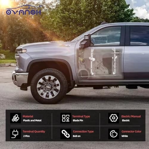 Front Left Driver Side Power Window Regulator Assembly W/Motor Front Left Side