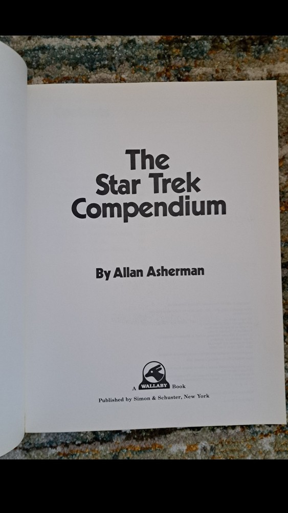 The Star Trek Compendium - 1981 Paramount - Allan Asherman