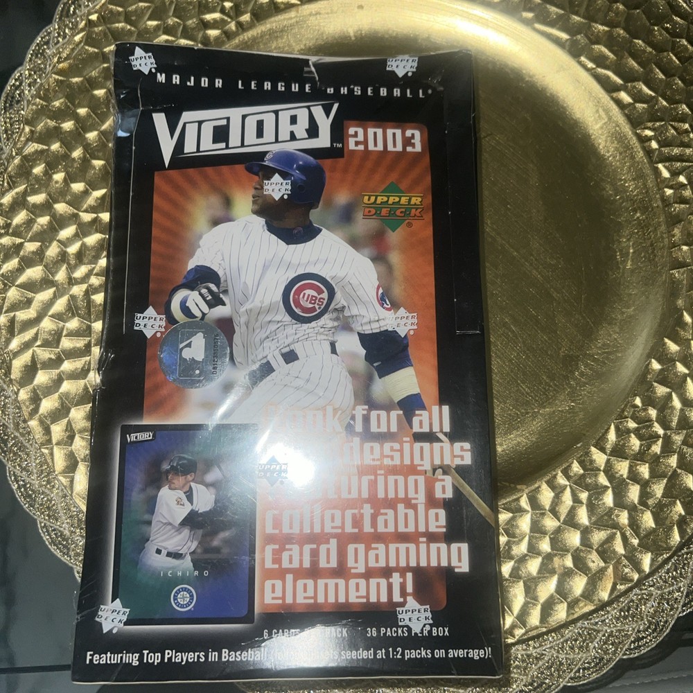 2003 UPPER DECK VICTORY HOBBY BASEBALL BOX 6/36 PACKS