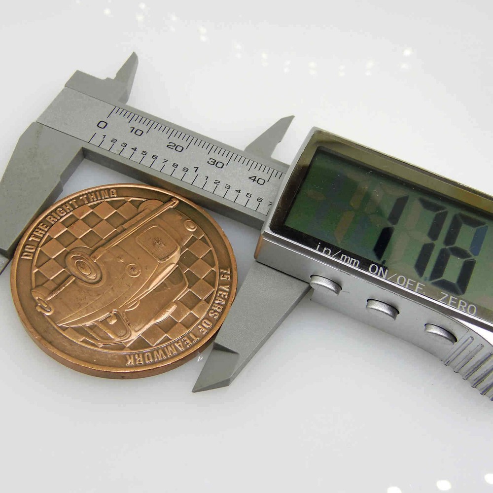 75 YEARS OF TEAMWORK CHALLENGE COIN