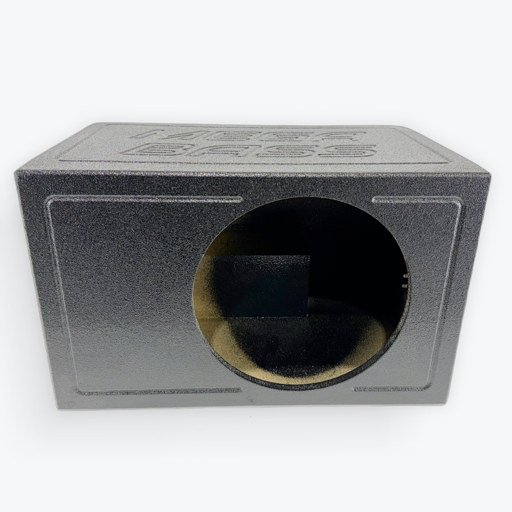 Mega Bass Single 8" Vented Ported Car Subwoofer Sub Box Enclosure