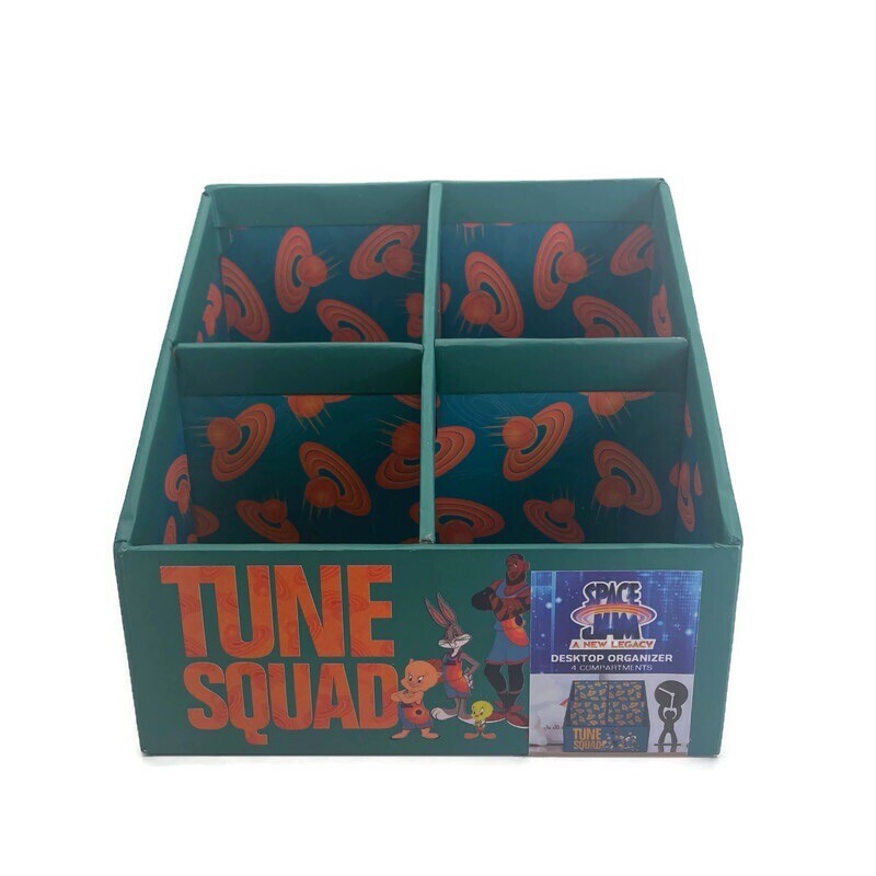 Edgeucational Publishing | Space Jam 2 Teal Desktop Organizer