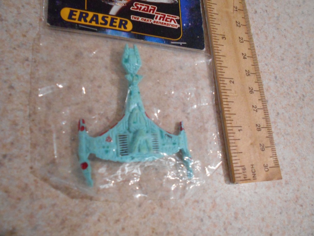 Star Trek The Next Generation Eraser 1994 Klingon Ship Noteworthy OOP