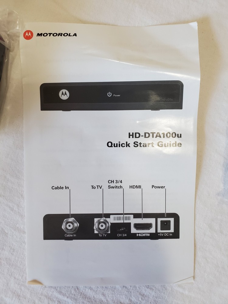 Time Warner Cable Digital Adapter HD Easy Setup Kit HD-DTA100u