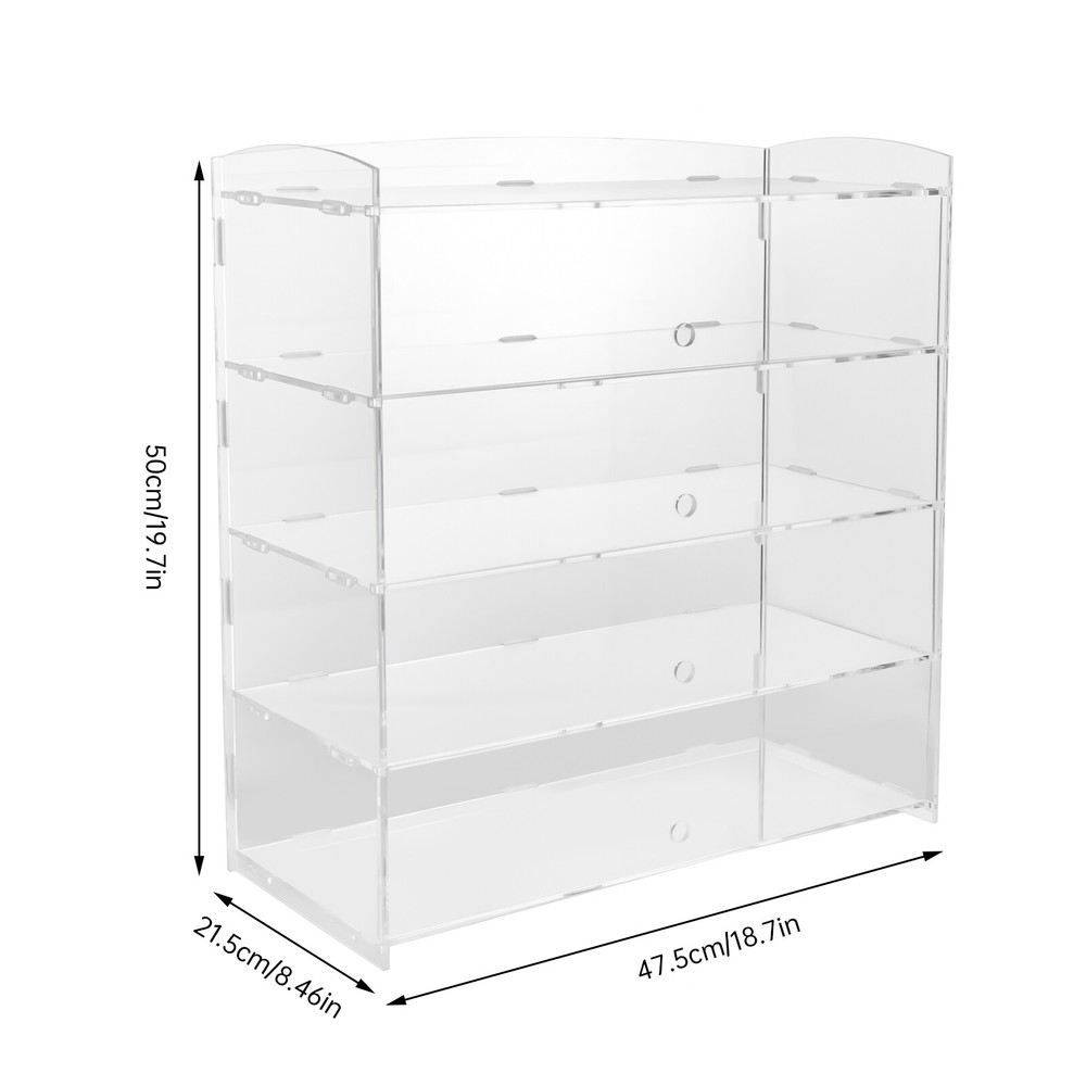 Clear Acrylic Display Case Retail Counter Display Bakery Pastry Display Case