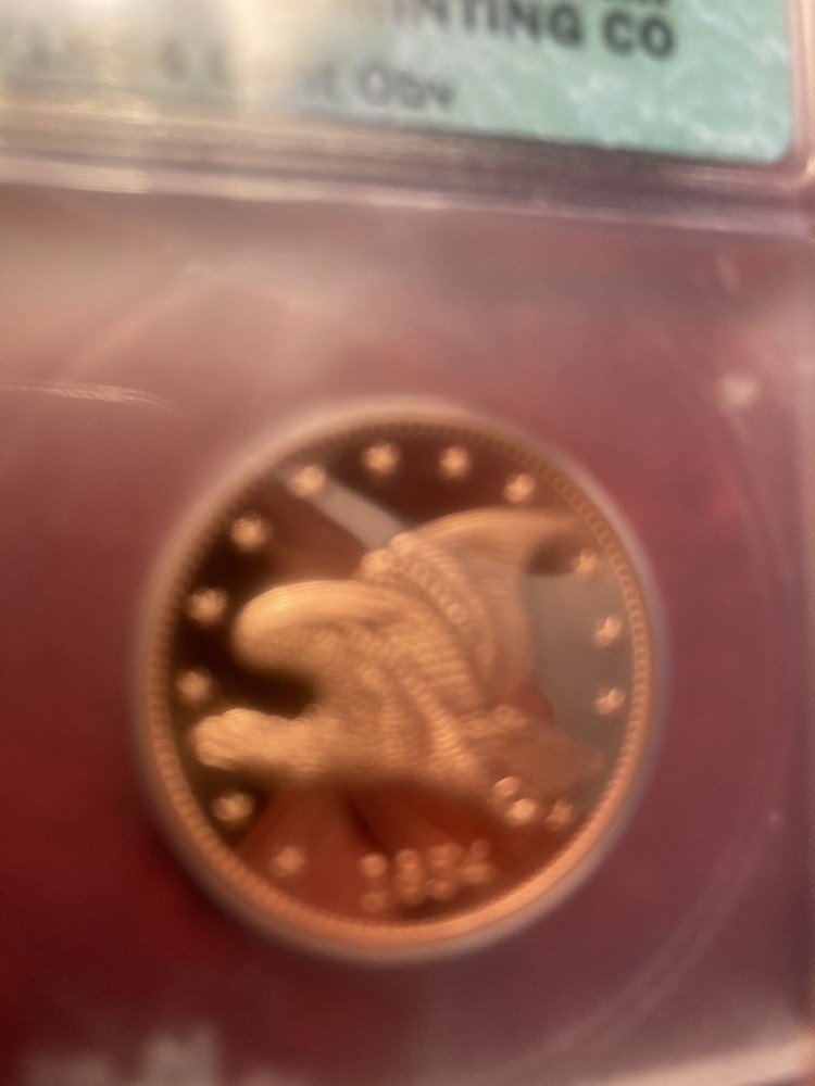 Commemorative 1854 Flying Eagle Grove Minting 2011 PR 69. Lot# 291