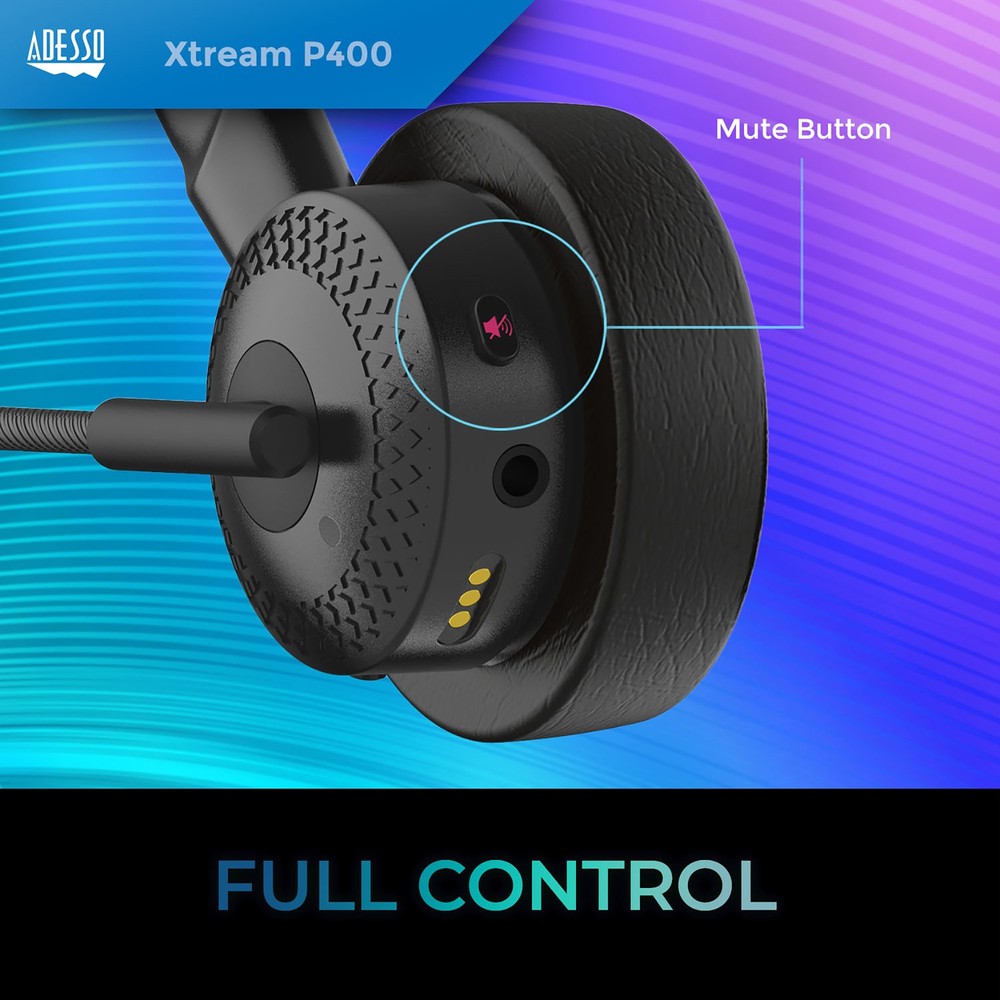 Xtream P400 Wireless Headset, Microphone, Charging Dock