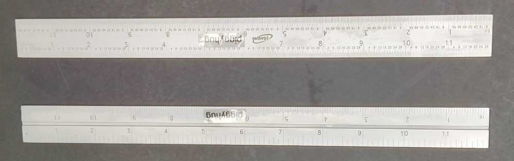 iGaging 12" thick rule ruler replacment blade for combination square