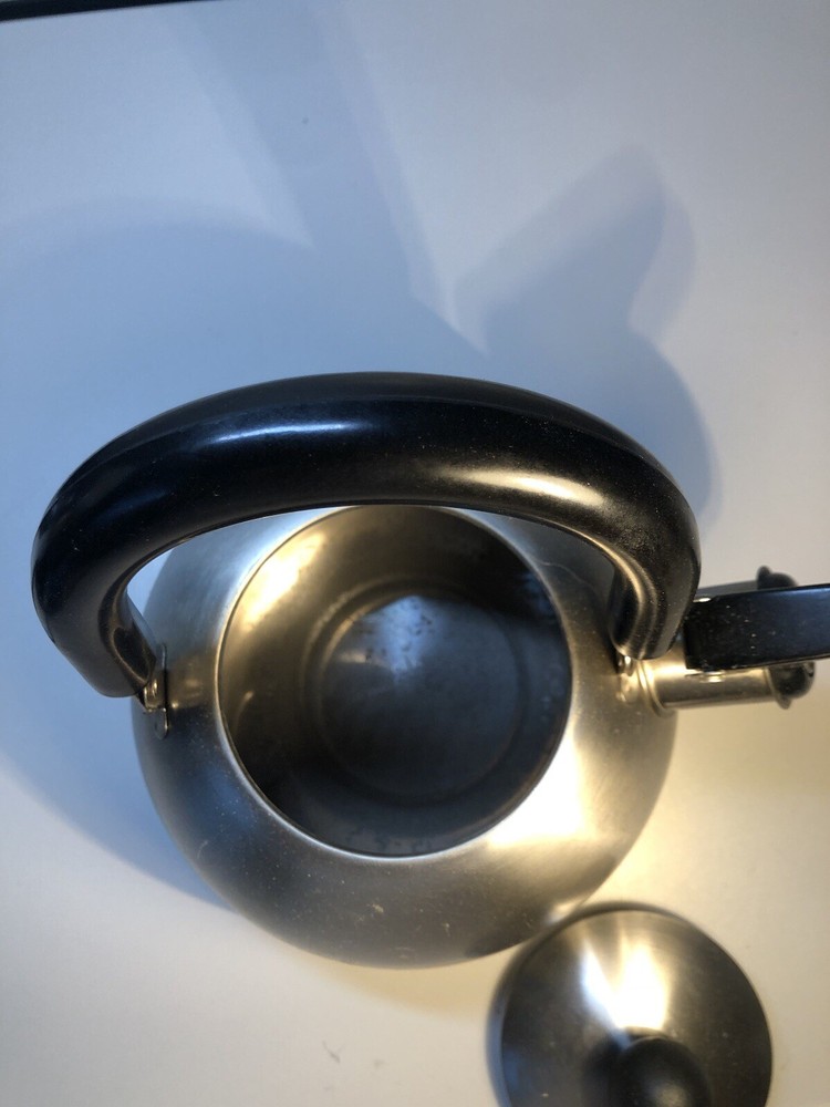 Great Camping Stainless Steel Whistle Tea/Coffee Kettle Folding Handle