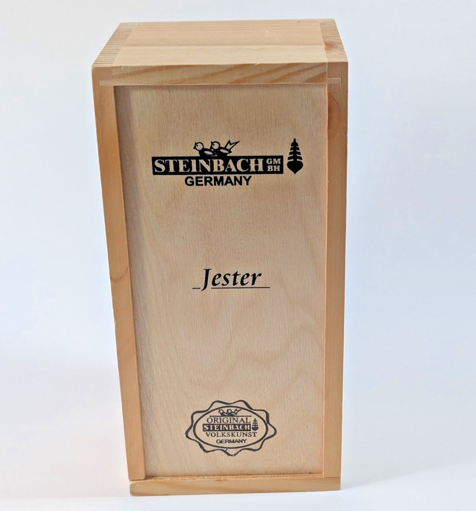 Steinbach 5" Mini Nutcracker "JESTER" w Box Germany 2874/10000 & Mini Nutcracker