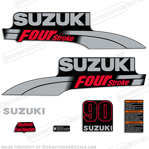 Fits Suzuki 90hp DF90 Decal Kit - 2003 - 2009