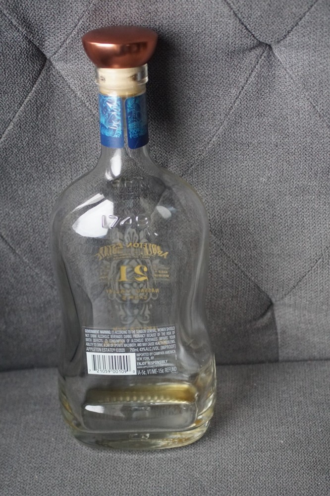 Appleton Estate 21 Nassau Valley Casks Empty Bottle/Display Box