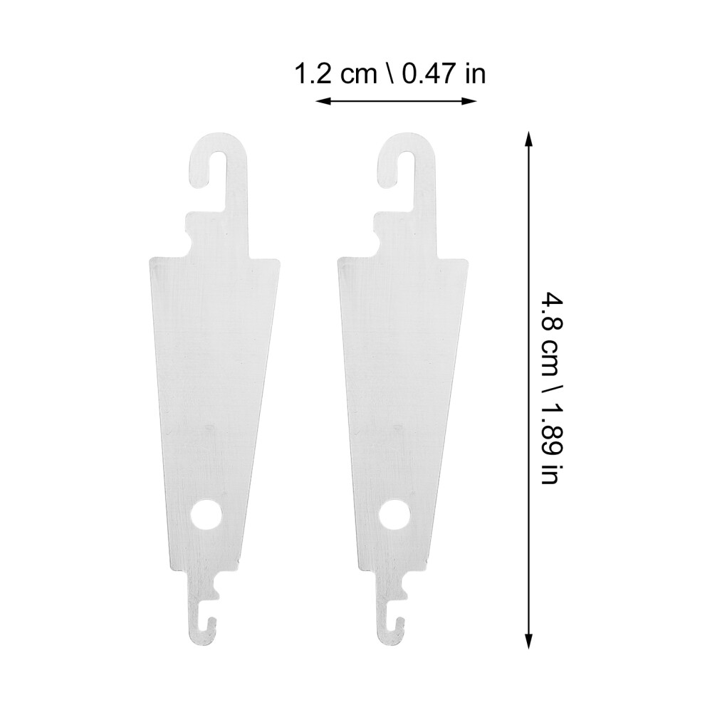 100PCS Steel Hook Needle Threader Needle DIY Large Eye Needle Threader