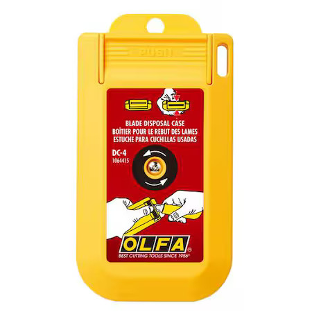 Olfa Dc-4 Blade Disposal Case, Reusable