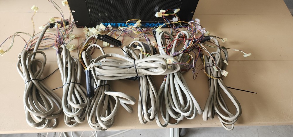 BOGEN MULTICOM-2000 CONTROLLER WITH 6 CARDS 7 CABLES ONLY