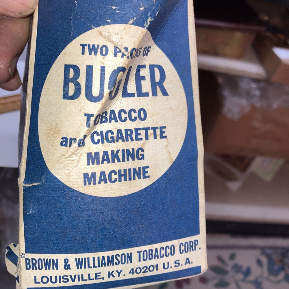 Bugler cigarette making machine with box