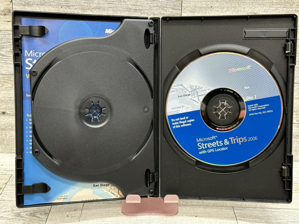 Microsoft Streets & Trips 2006 - 2 Disc Set - VGC