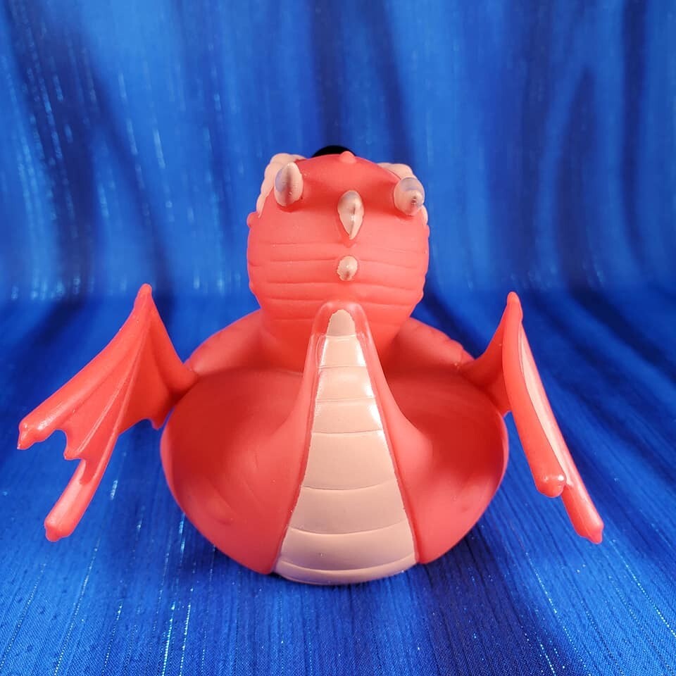 Red Dragon Rubber Duck Wild Republic NEW!