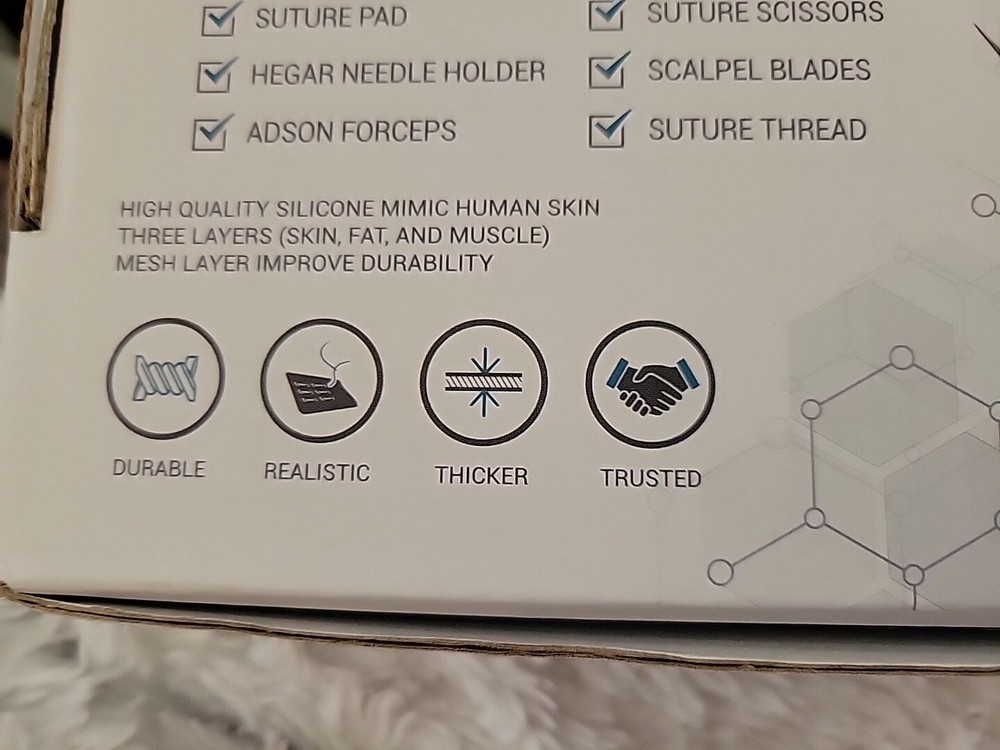 Alcedo Suture Practice Kit. New. Open Box. Free Ship.