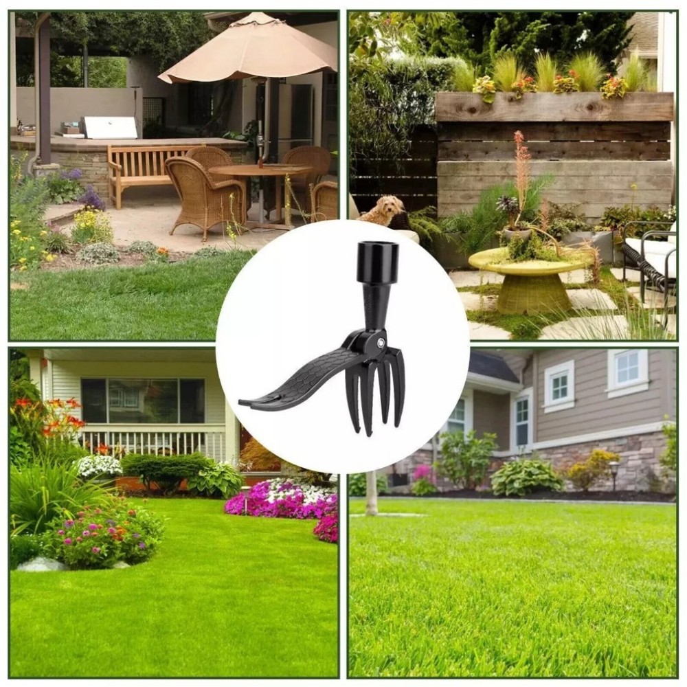 Stand Up Weed Tool Handle Claw Garden Outdoor Root Remover Killer Weeder Puller