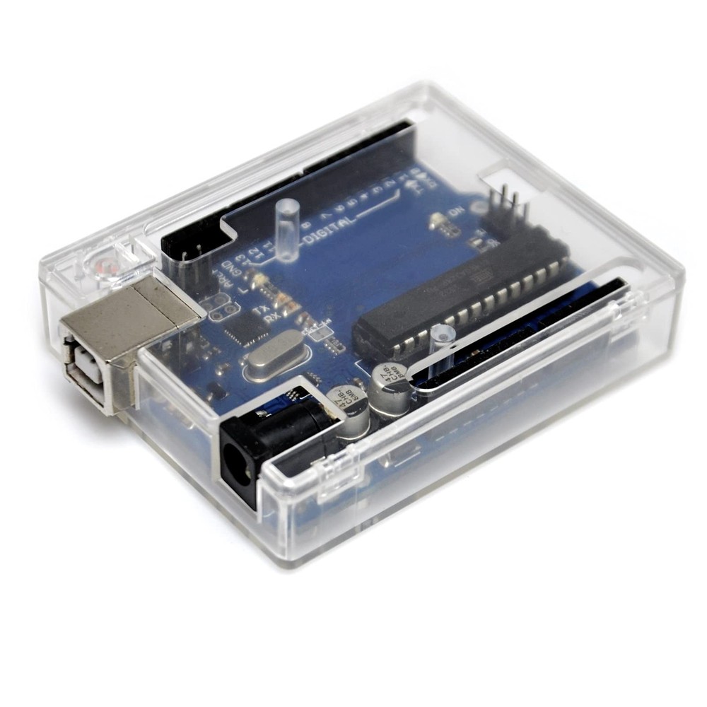 Gikfun UNO R3 R4 Case Transparent Clear Computer Box Compatible