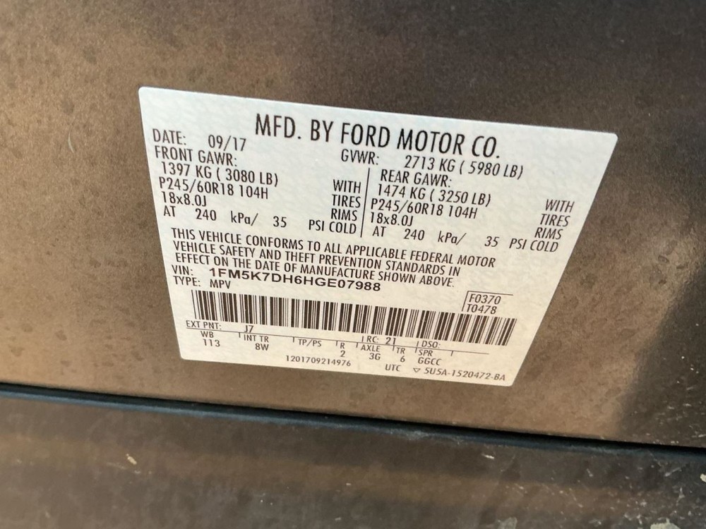 Fuse Box Engine Fits 17 EXPLORER 4972048