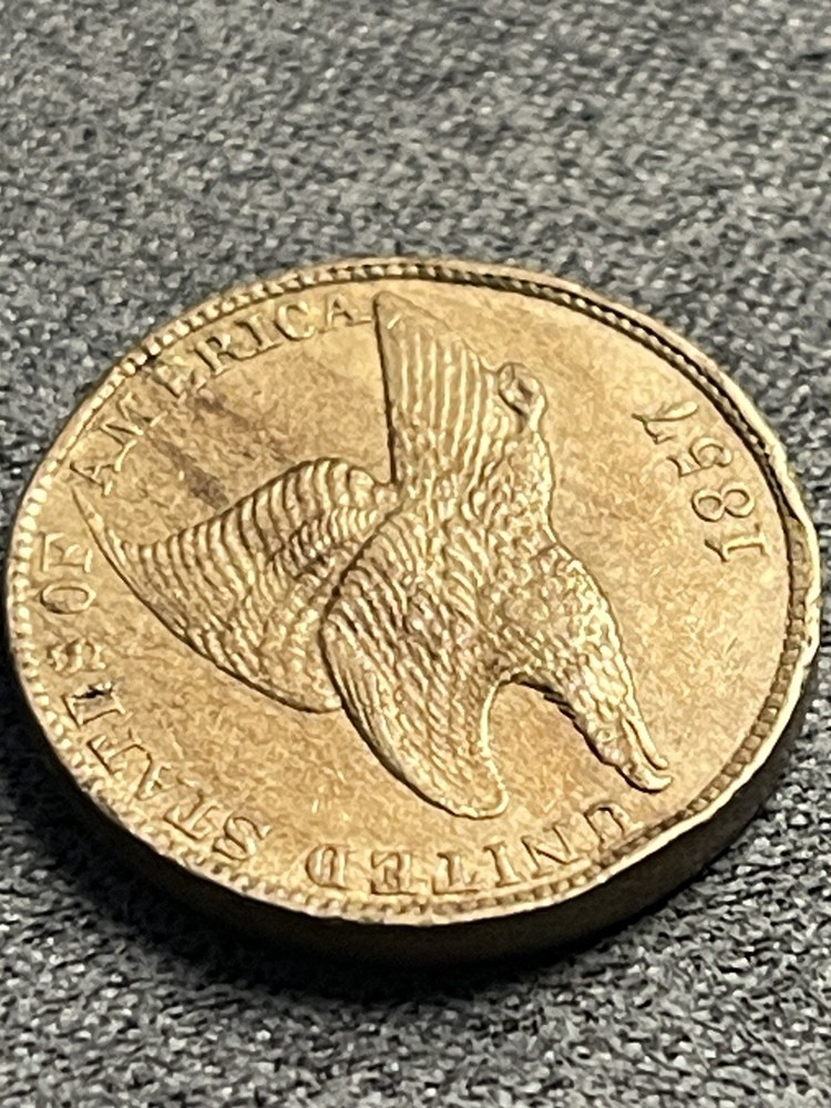 1857 FLYING EAGLE CENT (#121)