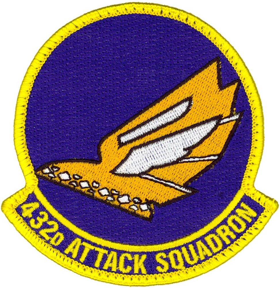 USAF 432d ATTACK SQUADRON PATCH