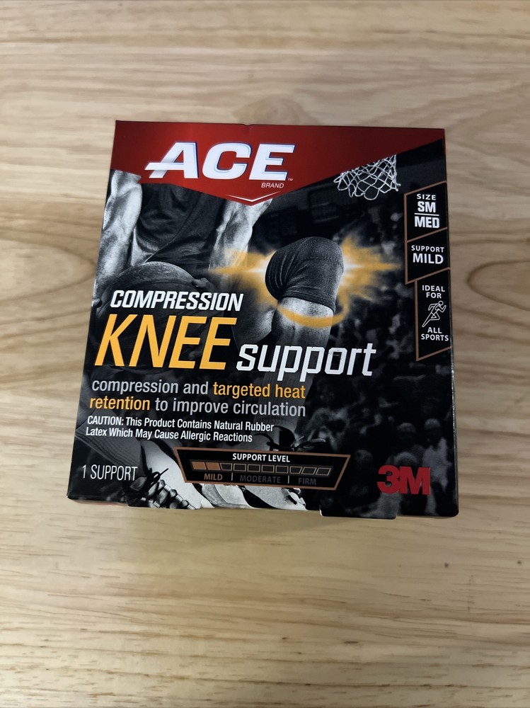 ACE Compression Knee Support  SM/MED