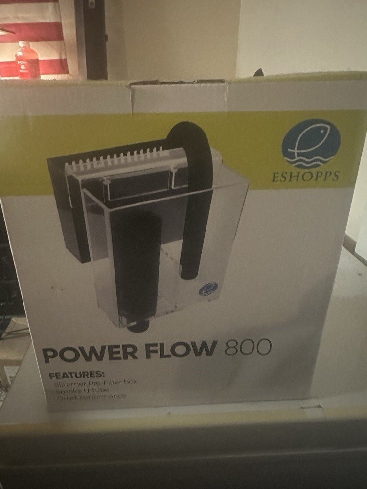 Eshopps Overflow Box PF-800 75-125 Gallons/NEW