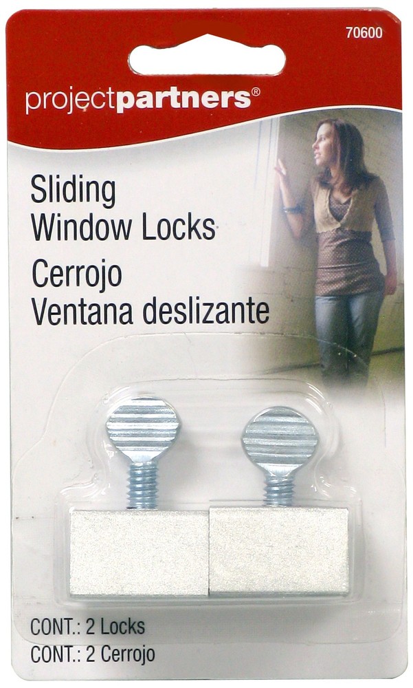 Project Partner 70600 Window Locks, 2-Pack