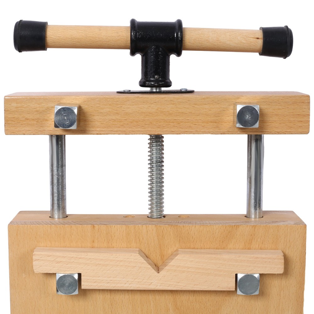 Portable Woodworking Bench Vise with Quick-Release & 2 G-Clips