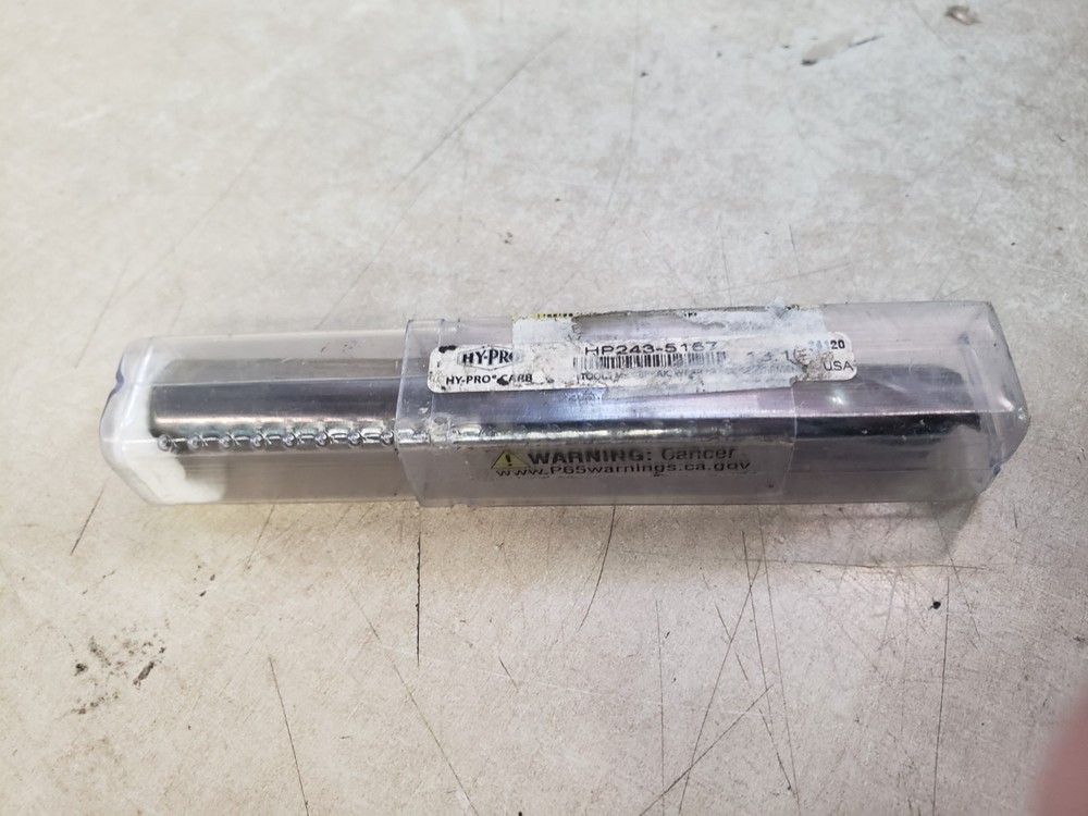 Hy-Pro Machine Drill Bit, 13.10 mm Size, 140 Degrees Point Angle, Solid Carbide