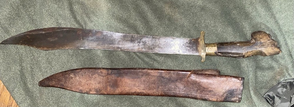 Large Negrito Bolo Knife Ww2