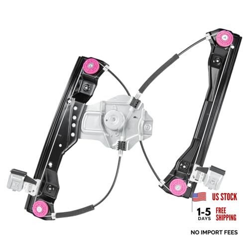 Power Window Regulator Without Motor, Replacement for Front Left Driver Side