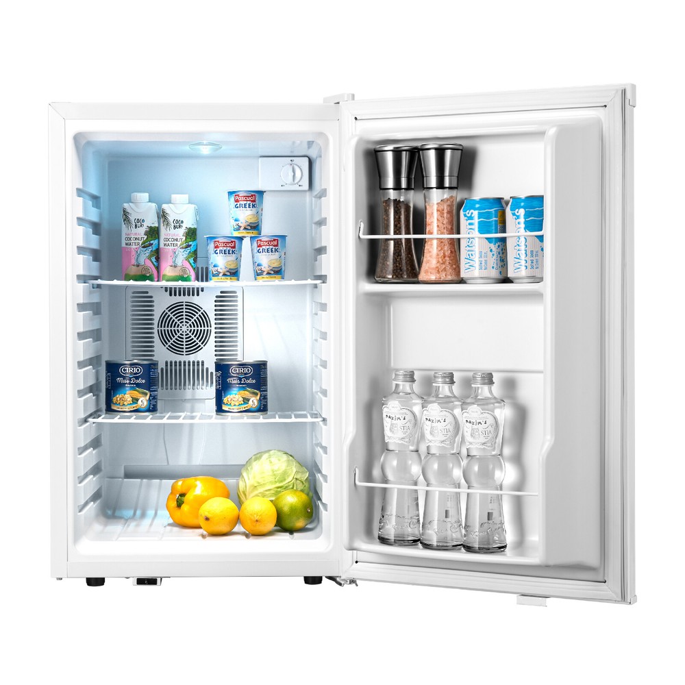 Yeego Mini Fridge Cooler 2.47 Cu.ft Single Door LED Light 7 Temperature Control