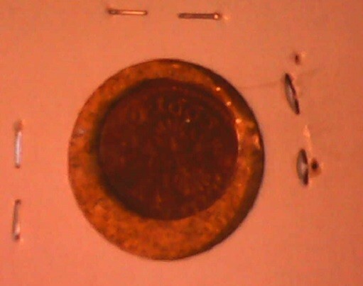 1665 Poland 1 Solidus, Alignment & Planchet Clip Errors; Old Coin Foreign Money